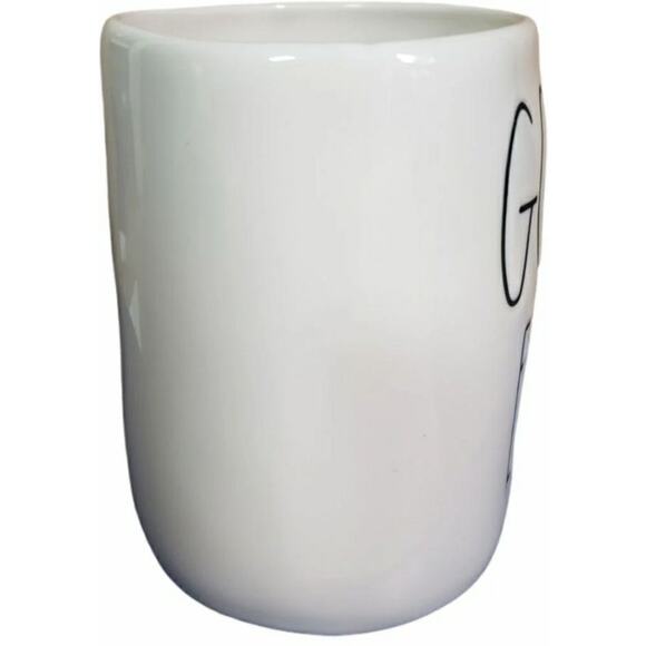 Rae Dunn White Good Egg Ceramic Coffee Mug • Glass Tea Beverage Easter Drink Cup - Picture 4 of 7